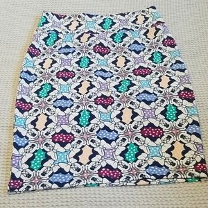 LuLaRoe Cassie skirt Disney Minnie Mouse Rare
